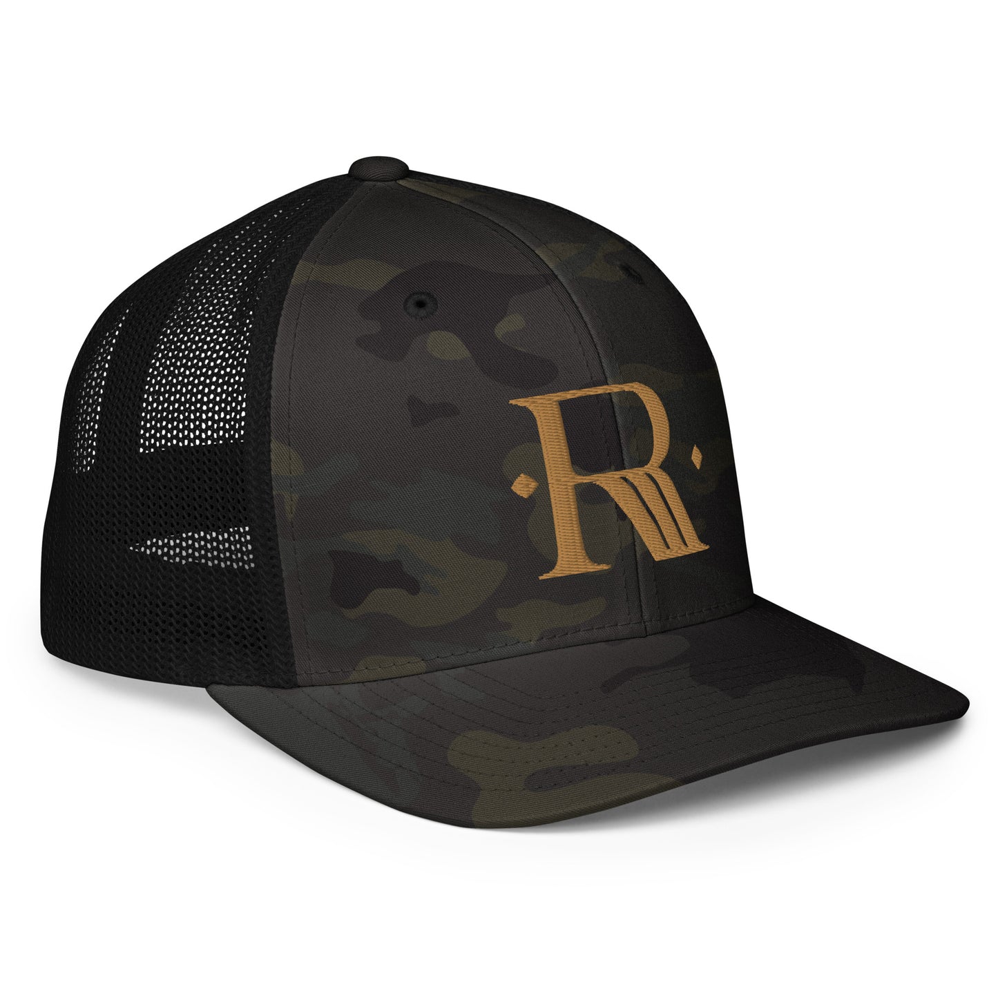 Ranch Reining Rodeo Logo Closed-back Trucker Cap