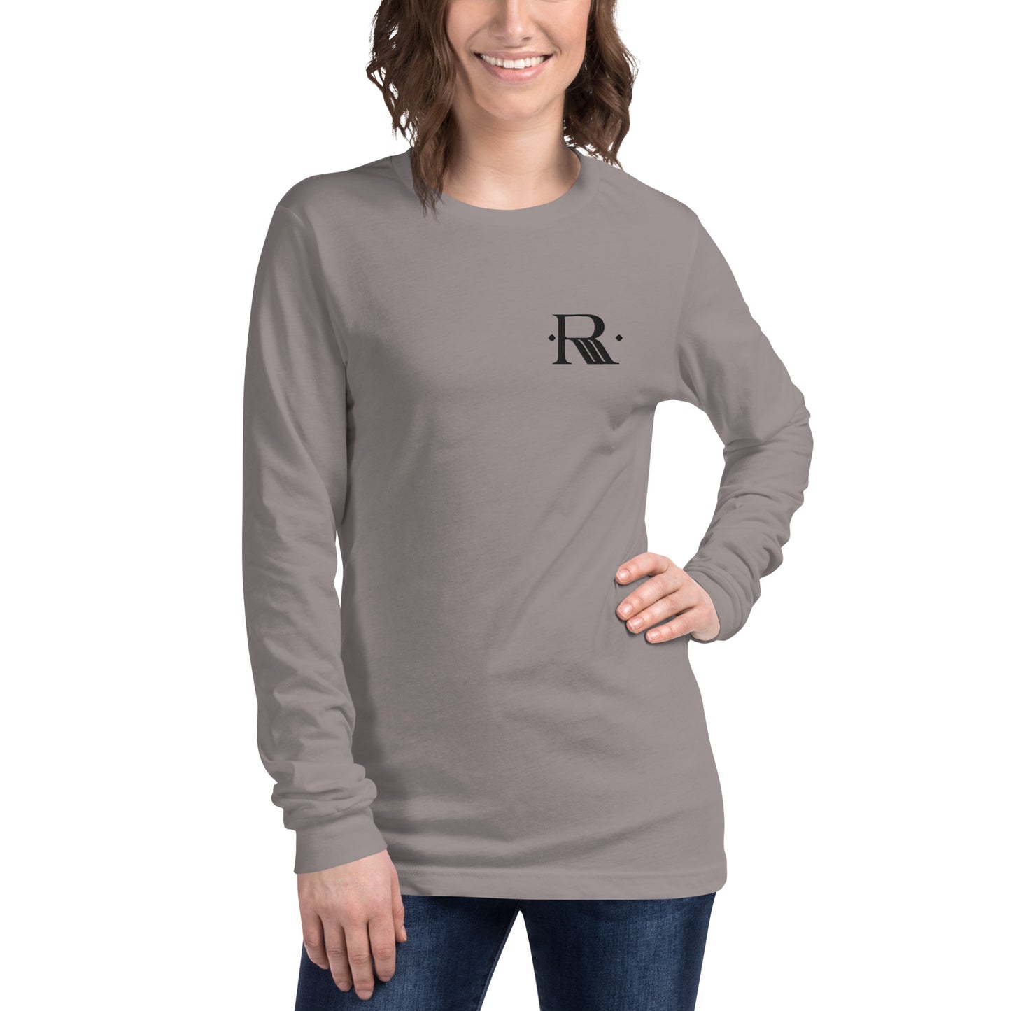 Ranch Reining Rodeo Logo Unisex Long Sleeve Tee
